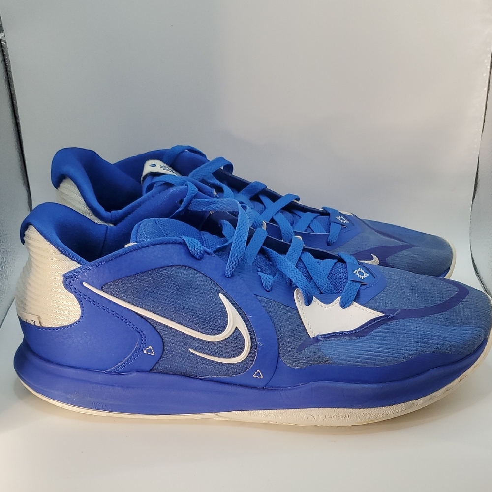 Nike Kyrie Low 5 TB Game Royal White Basketball Shoes - Mens Size 14